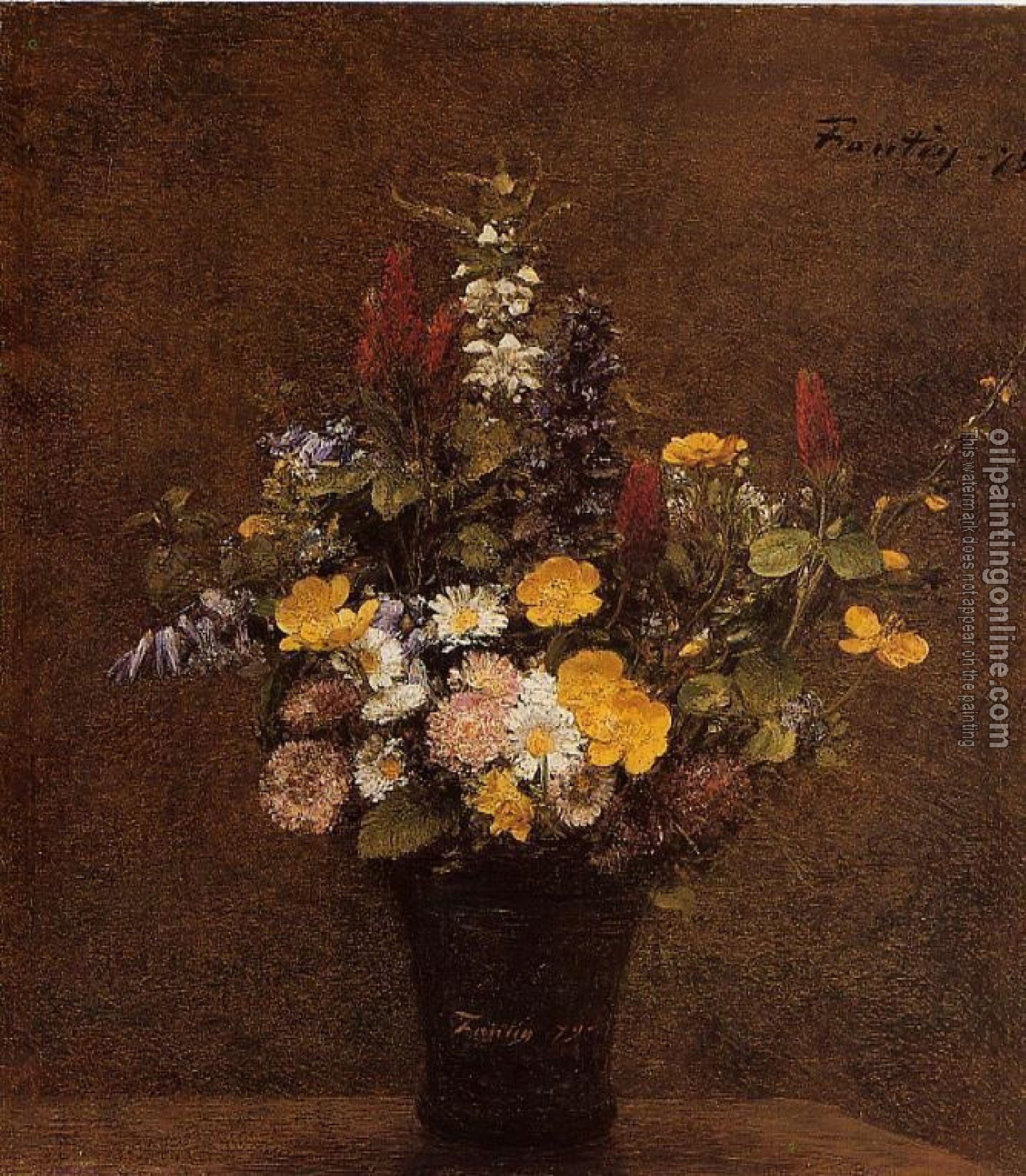 Fantin-Latour, Henri - Wildflowers